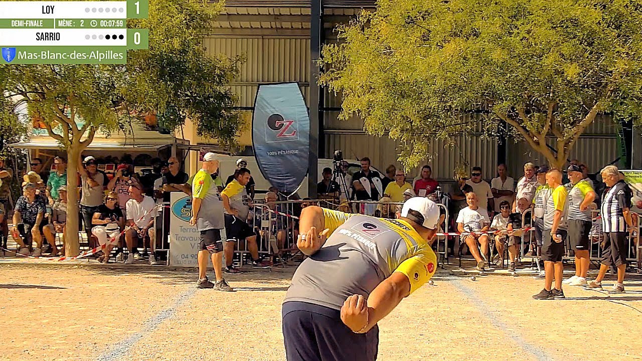 Miniature : Demi-finale LOY vs SARRIO : 5e Festival de pétanque des Alpilles