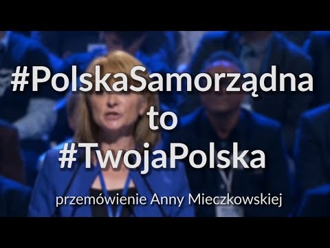 Anna Mieczkowska - Polityka społeczna i zdrowotna (przemówienie)