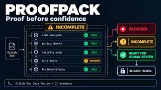 ProofPack: evidence-backed readiness for GitLab merge requests (GitLab Duo demo)