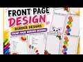 Very easy front page border designs #frontpagedesign #borderdesign #projectdesigns