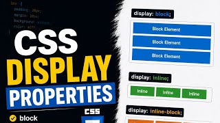CSS Display Property Explained | CSS Mein Display Property Kya Hota Hai? 🔥 #CSS6