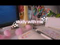 STUDY VLOG: a calm, motivating, &amp; productive study with me 🌸