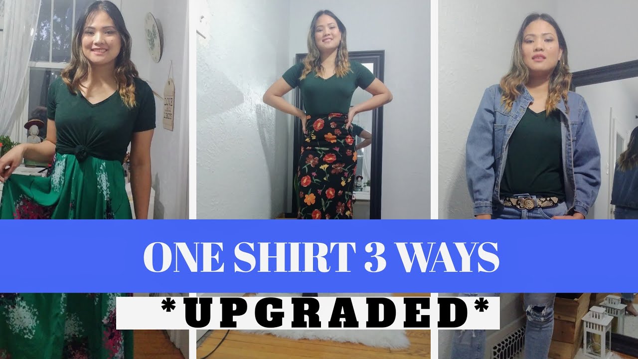 #t-shirt #upgrade #howto HOW TO STYLE A T-SHIRT: Ways to *UPGRADE* t ...