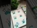 Simple Flower Doodles 🌿Perfect for Beginners #art #shorts #creativeart #drawing #painting