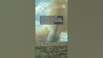 Firenado Towers  Over Utah Prairie Fire