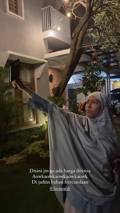 SEREM BAGET DARA ARAFAH NANTANG PENUNGGU POHON RAMBUTAN RUMAH BABA HASAN #daraarafah