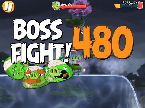 Angry Birds 2 Boss Fight 63! King Pig Level 480 Walkthrough