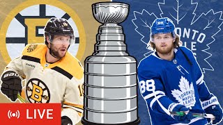 Watching Leafs VS Bruins GAME 4 LIVE!