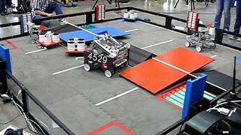 Antipodes at 2011 Maker Faire FTC Tournament - Unblocking Bridge and Balancing