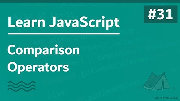 Learn JavaScript In Arabic 2021 - #031 - Comparison Operators