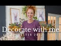 Easter Decorate with Me | Decorating my Mantel, Entryway, Front Porch & Shelves for Easter