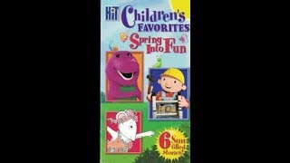 Opening And Closing To Hit Entertainment Childrens Favorites Spring Into Fun 2005 Vhs