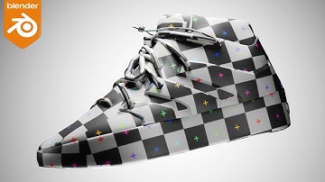 The Secret to Perfectly UV Unwrapping 3D Sneakers in Blender