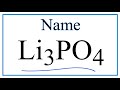 Ionic Compounds and Phosphate Naming
