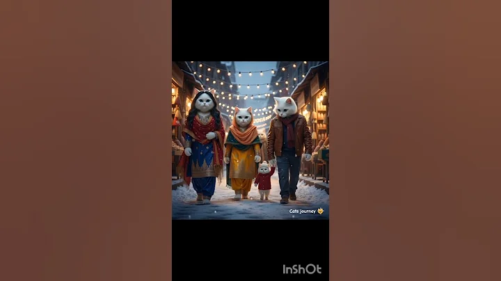 Watch the video about Royal Persian Cat Family’s Snowy Dinner & Gift Surprise 🎁 |White Cats in Winter Fashion#catstory....