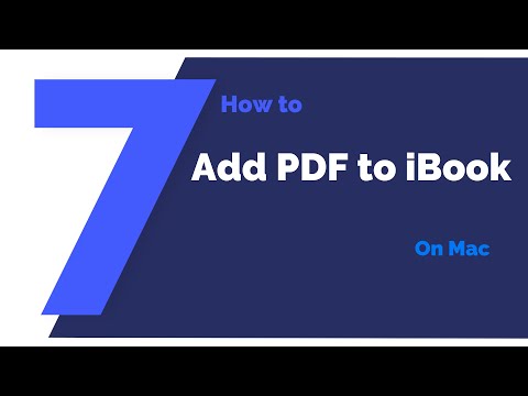 How to Add PDF to iBooks on Mac | PDFelement 7