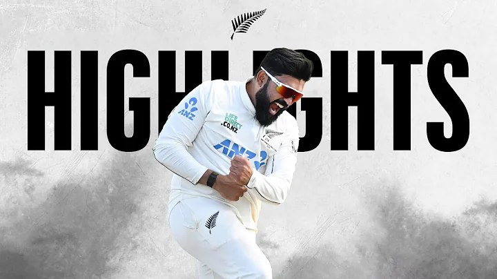 Ajaz Patel Gets First Home Test Wicket | Highlights | New Zealand v West Indies | 3rd Test Day 3