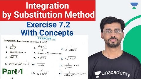 Integration Class 12 Ex 7.2|CBSE Class12 Integration Maths Ncert Ex 7.2 |Integration By Substitution