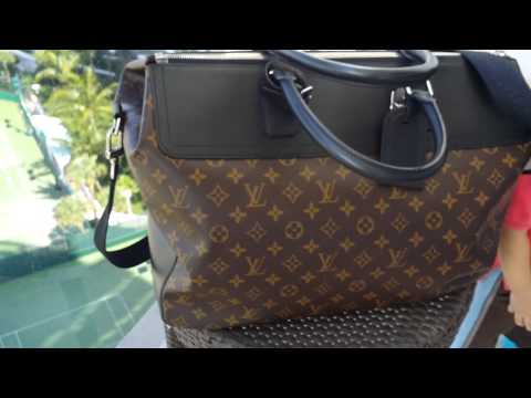 louis vuitton travel bag men's Keepall 50 by Virgil Abloh Taurillon Leather Absolute Black Coated Canvas and Cowhide Detail Leather Trim Color Designer Luggage - Travel &