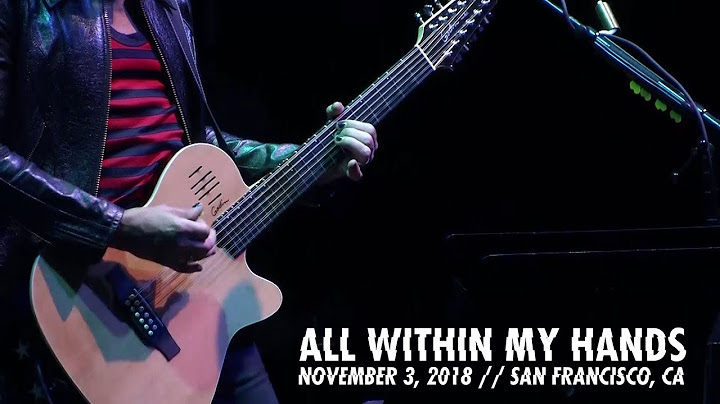 All Within My Hands Acoustic version - Acoustic performance video thumbnail