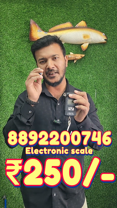 portable electric scale #fishing #useful #angler #best