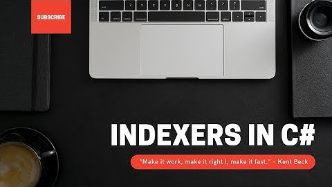 Indexers in C# (Tamil)
