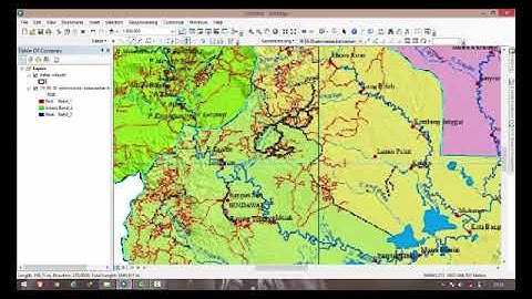 Tutorial georeferensi dan digitasi peta administrasi kalimantan timur