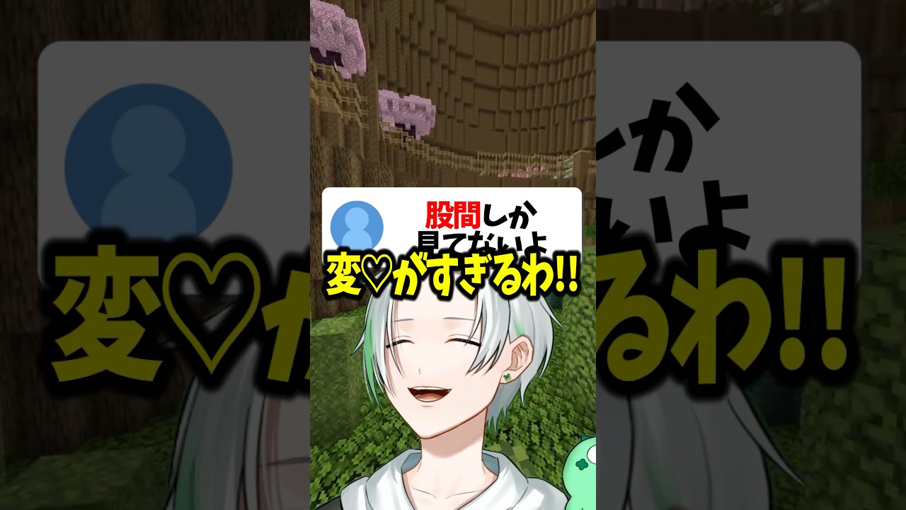変なやつ来たwwww #マイクラ #vtuber #よつばくん