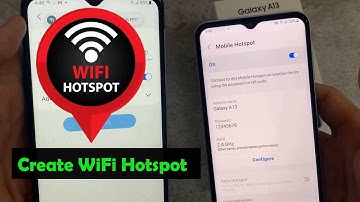 How to Set Up Mobile Hotspot on Samsung Galaxy A13 - Create WiFi Hotspot
