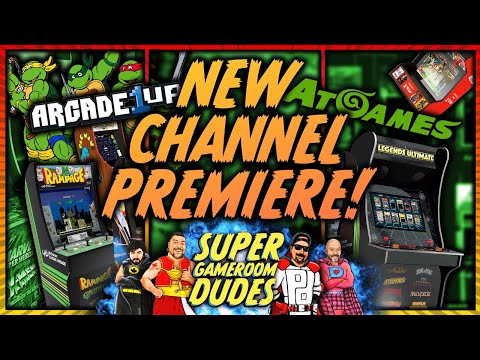 AtGames Arcade1Up iiRcade Nintendo Switch Updates! PREMIERE EPISODE! SGRD from Super GameRoom Dudes
