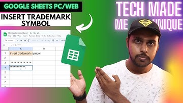 How to insert trademark symbol in Google sheets | insert trademark symbol in Google sheets pc