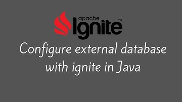 Configuring external storage with Ignite