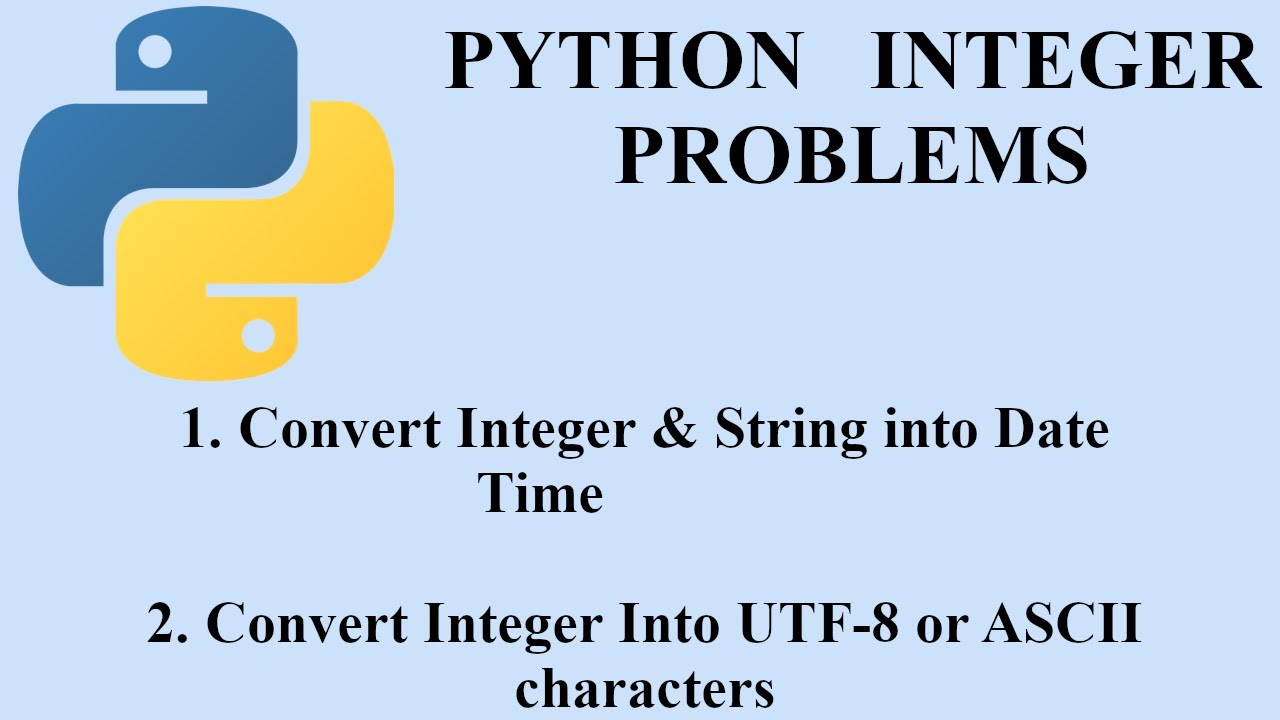 How To Convert String And Integer Into Date Time In Python | Q.2