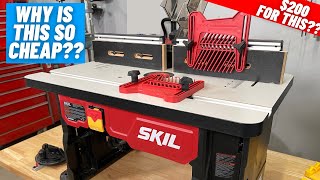 Do You Have To Spend $400+ To Get A Good Router and Table Combo  ||  Skil RT132301