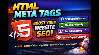 HTML Meta Tags Tutorial in Bangla | Class 26 | HTML Full Course for Beginners