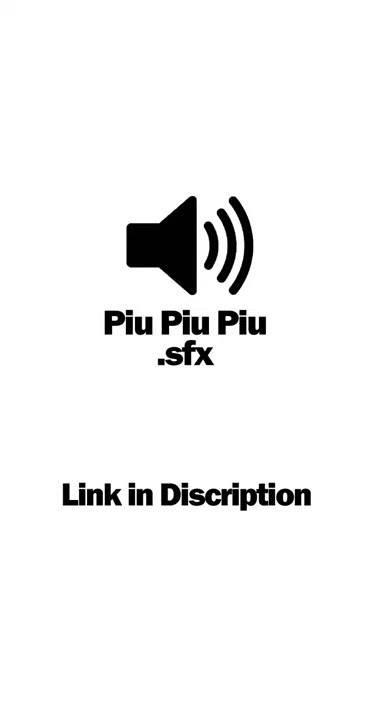 Piu Piu Piu Sounnd Effect Original|Free| Link in discription