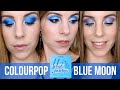 3 LOOKS 1 PALETTE // COLOURPOP Blue Moon Eyeshadow Palette Tutorial