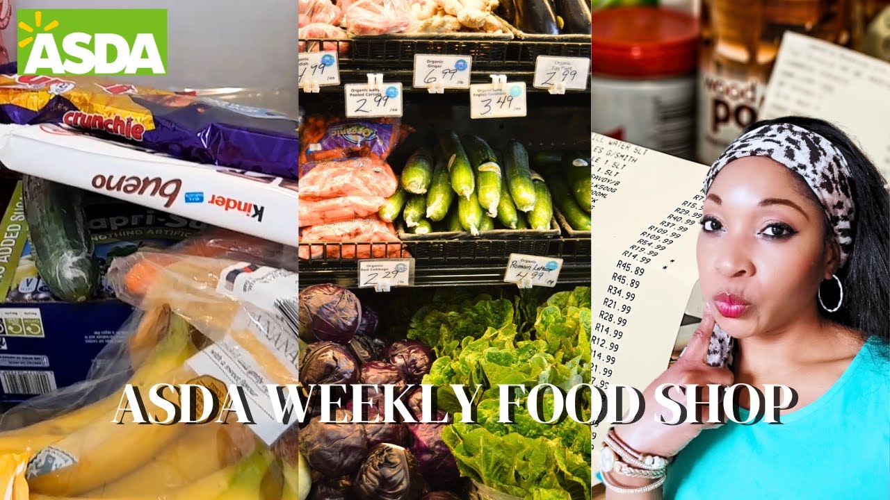 FAMILY WEEKLY FOOD SHOP ASDA GROCERY HAUL Grocery Shopping YouTube