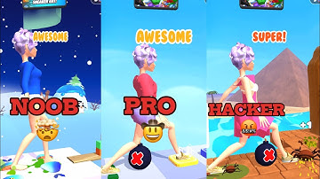 NOOB vs PRO vs HACKER -Tippy Toe 3D 😈