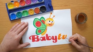 Baby TV logo - painting