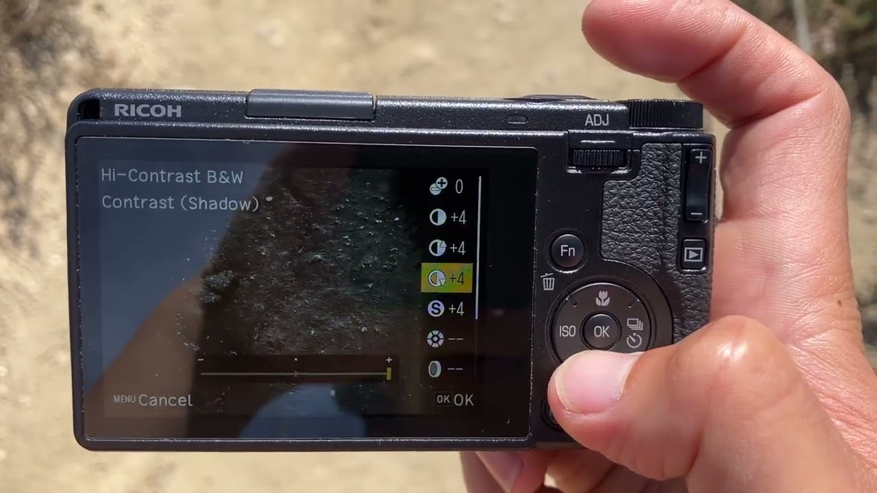Best settings for Ricoh GR IV 4, monochrome & HDF