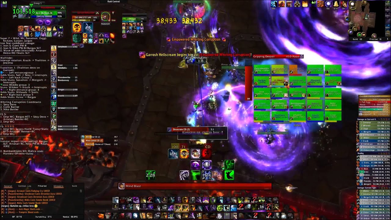 Garrosh Hellscream Heroic 25man SPriest PoV