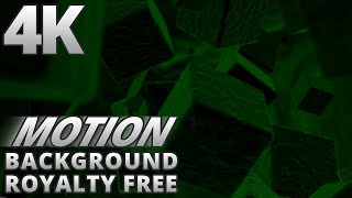 4K Viral/Virus 3D Cubes Motion Background - Royalty & Copyright Free Stock Footage - After Effects