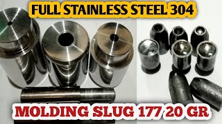 TUTORIAL ON HOW TO MAKE A SLUG MOLDING USING A MANUAL LATHE
