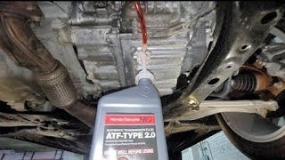 HOW TO CHECK TRANSMISSION FLUID ATF LEVEL ON A 2018-2023 HONDA ODYSSEY 10 SPEED AUTO TRANSMISSION
