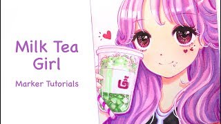 Họa Cụ Lỗ Store ] Tô Mắt, Tô Da Tranh Anime Bằng Màu Dạ Touchliit - Cheap  Marker Tutorials - Youtube