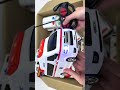 たくさんの『救急車』を箱にまとめ、坂道を走らせます☆緊急走行テスト！ "Ambulance" Minicar runs on a slope. Emergency driving test