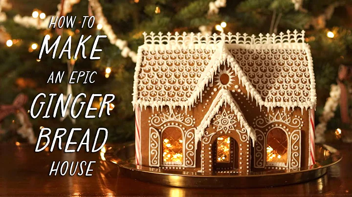 How to Make an Epic Gingerbread House from Scratch / baking + building tips, recipe, template & more