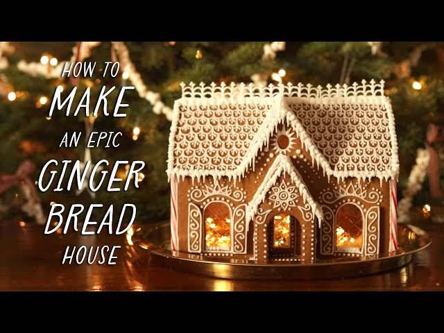 How to Make an Epic Gingerbread House from Scratch / baking + building tips, recipe, template & more - YouTube how-to-make-an-epic-gingerbread-house-from-scratch-baking-building-tips-recipe-template-more-youtube