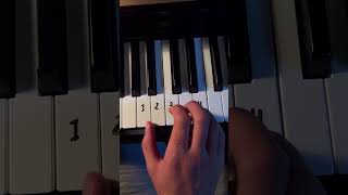 Simple but sounds complicated #pianolessons #pianomusic #piano #tutorial #tips
